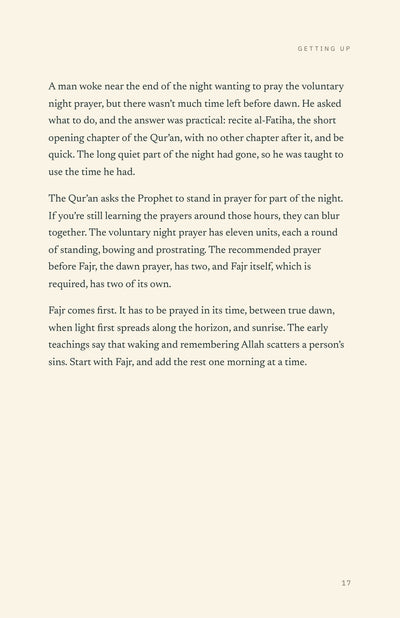 Page 6 of 16: Getting up: the reading