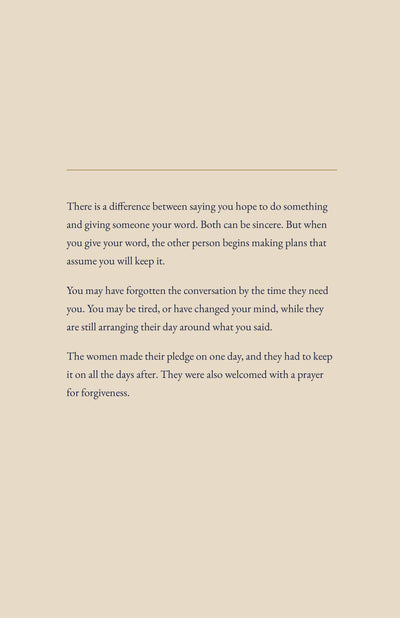 Page 15 of 16: The women who gave their own word: reflection