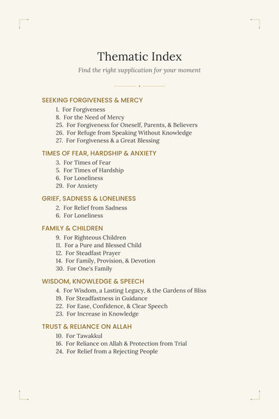 Page 10 of 16: Thematic index