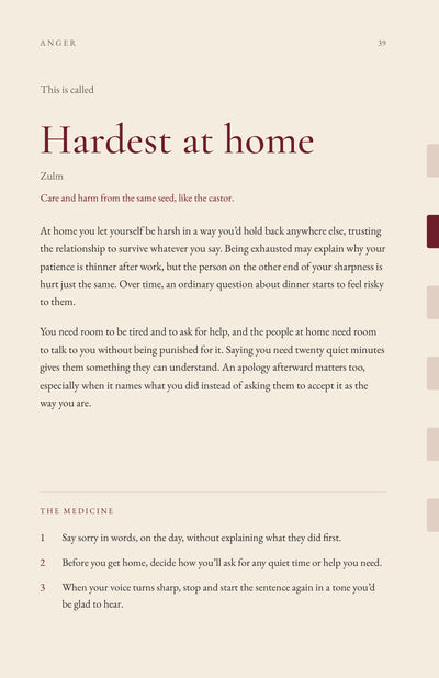 Page 10 of 16: Hardest at home: the name and the medicine