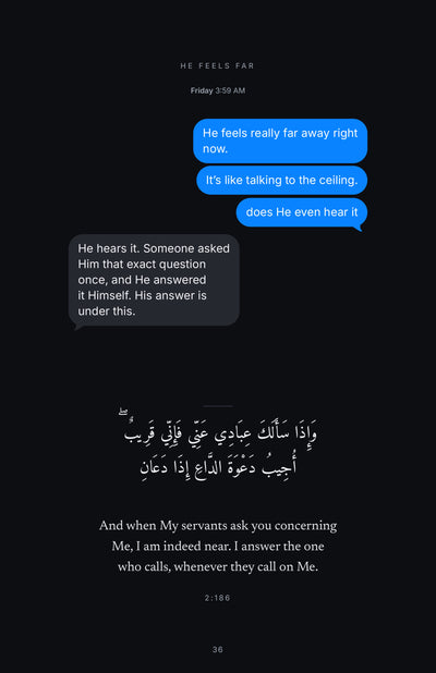 Page 7 of 16: He feels far (conversation)